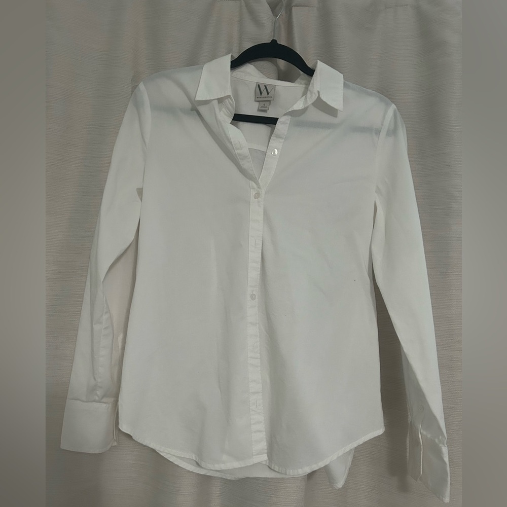 Worthington Crisp White Button Down Shirt